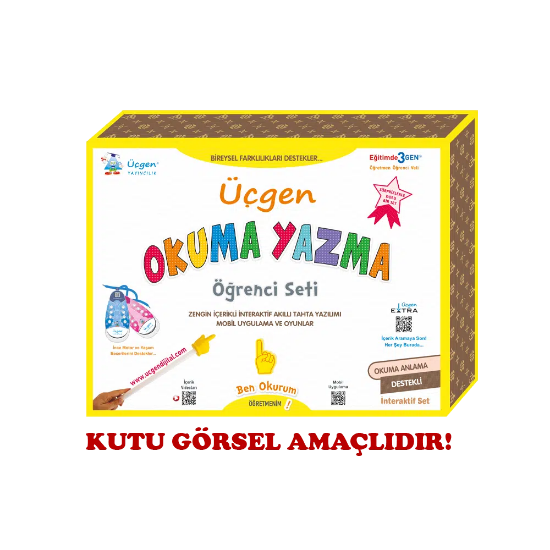 Üçgen Yayıncılık 1. Sınıf – Üçgen Okuma Yazma Seti 2024 resmi