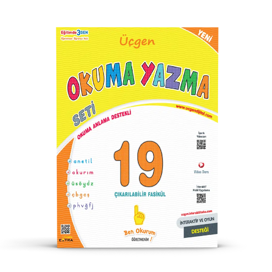 Üçgen Yayıncılık 1. Sınıf – Üçgen Okuma Yazma Seti 2024 resmi
