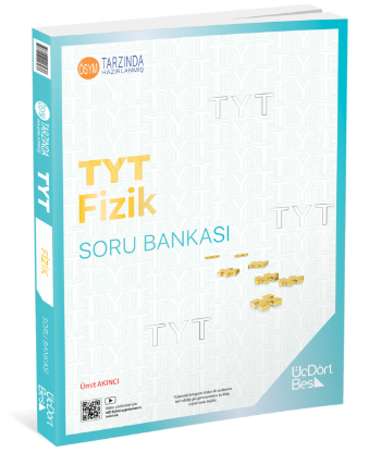 Üç Dört Beş Yayınları TYT Fizik Soru Bankası resmi