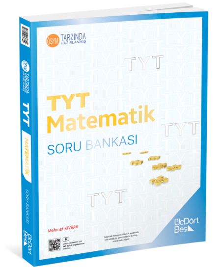 ÜçDörtBeş Yayınları TYT Matematik Soru Bankası - GÜNCEL BASKI resmi