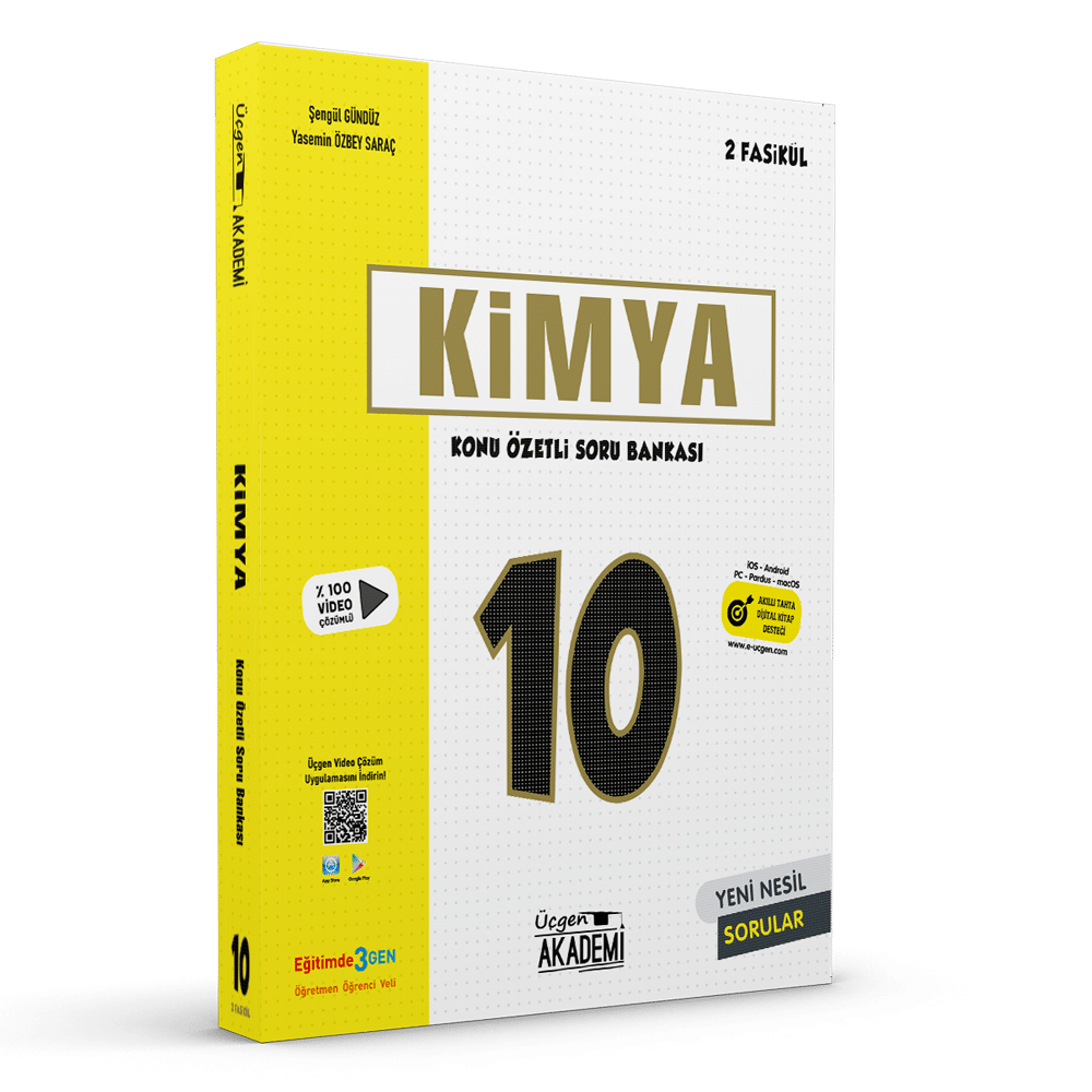 10. SINIF KİMYA – Konu Özetli Soru Bankası – 2 Fasikül