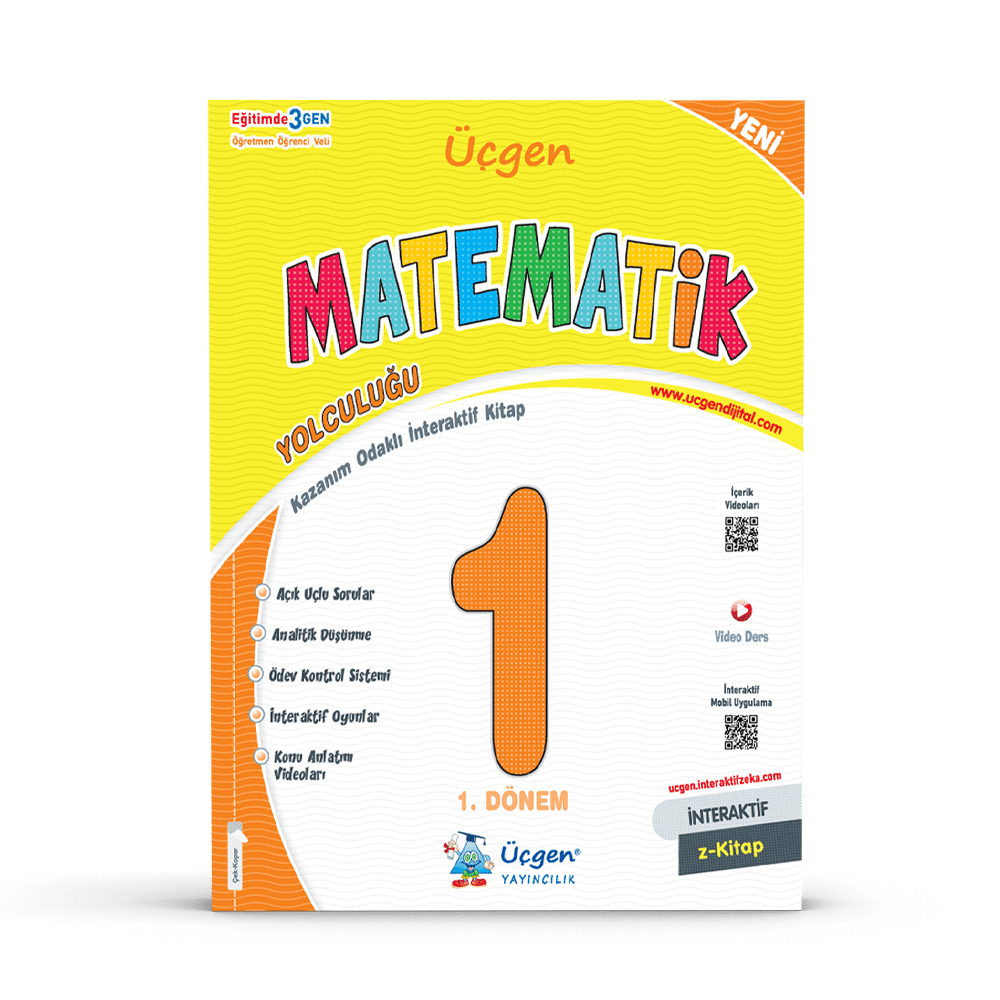 1. Sınıf Okuma Yazma Seti – Matematik Yolculuğu – 1. Dönem