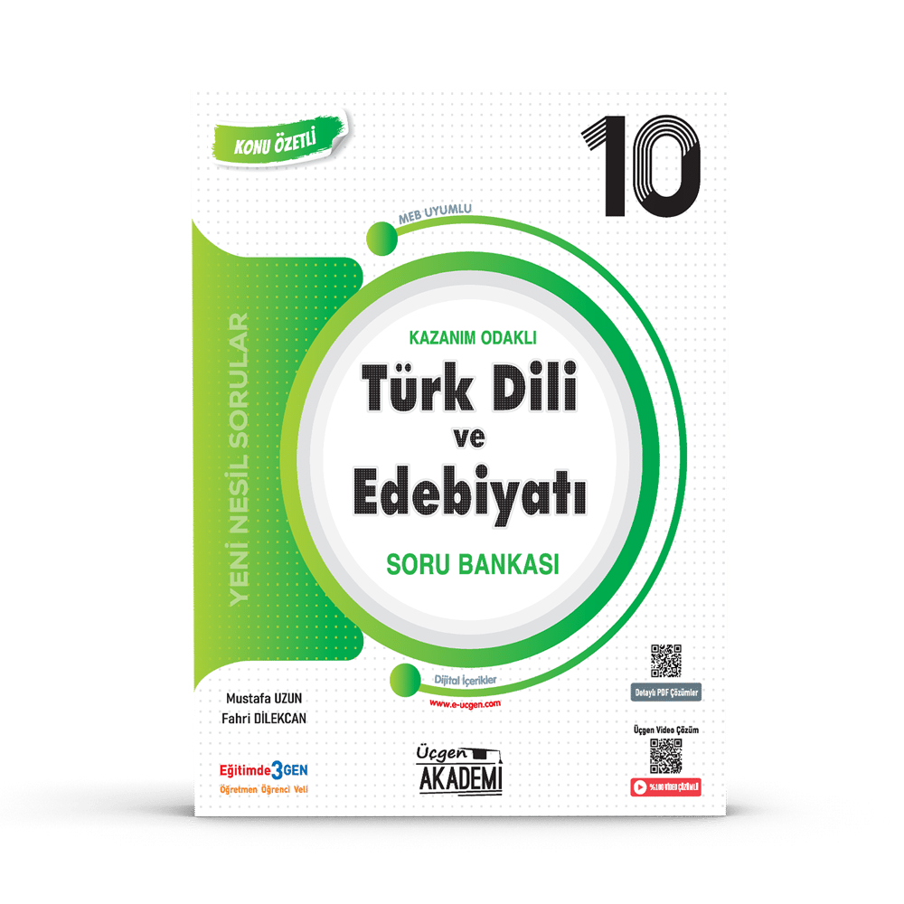 10. Sınıf TÜRK DİLİ VE EDEBİYATI  – Konunun Özü Soru Bankası