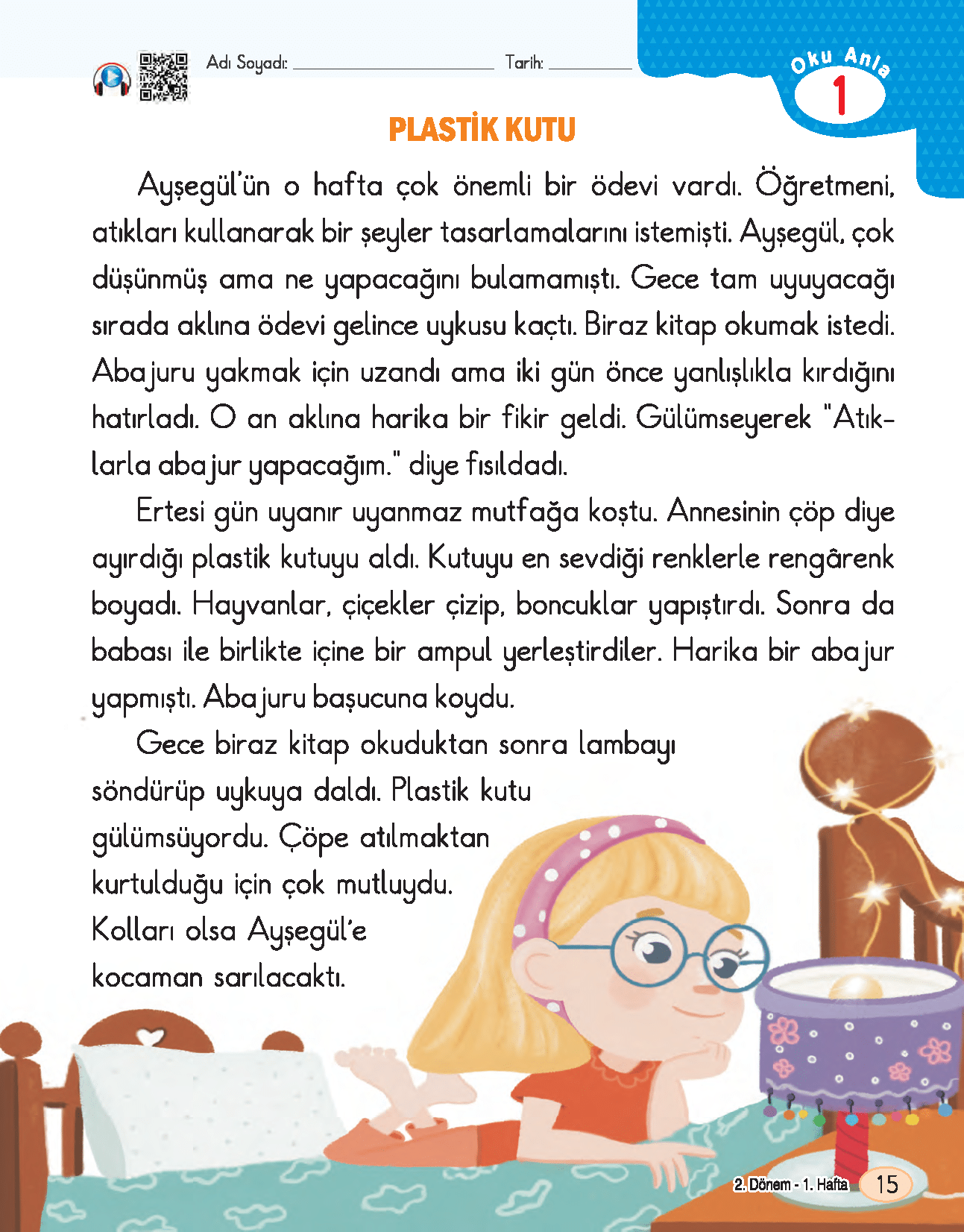 1. Sınıf Türkçe Okuma Anlama