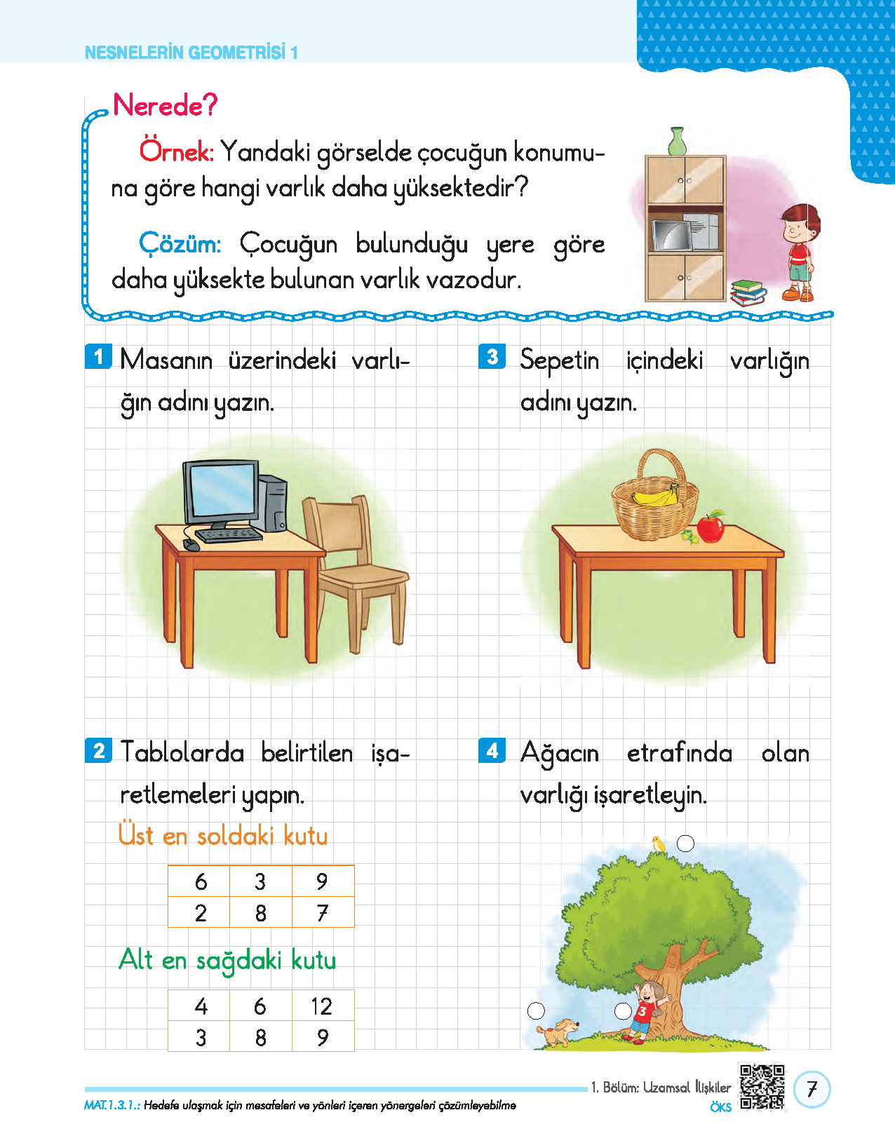1.SINIF – Problemlerle Matematik
