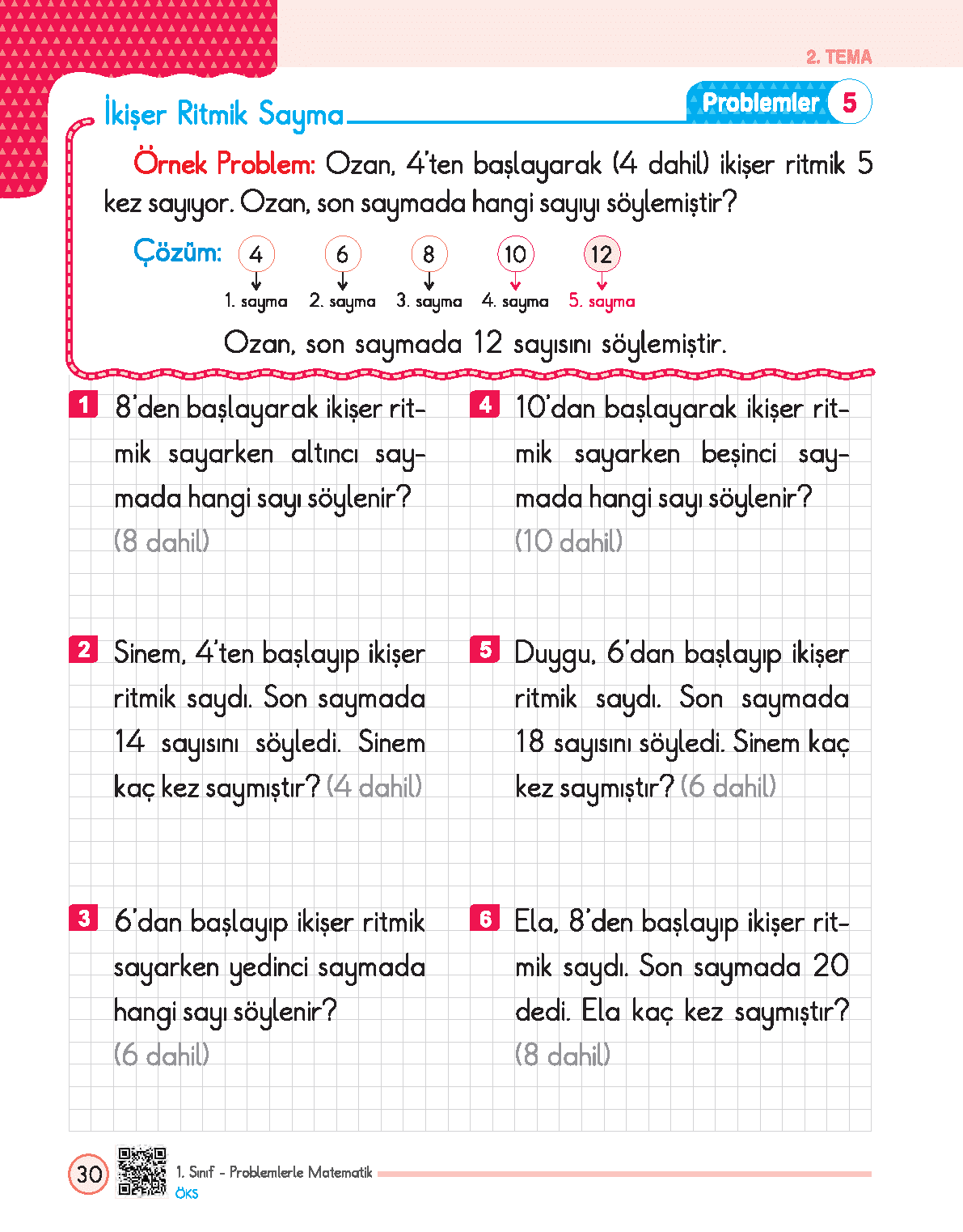 1.SINIF – Problemlerle Matematik