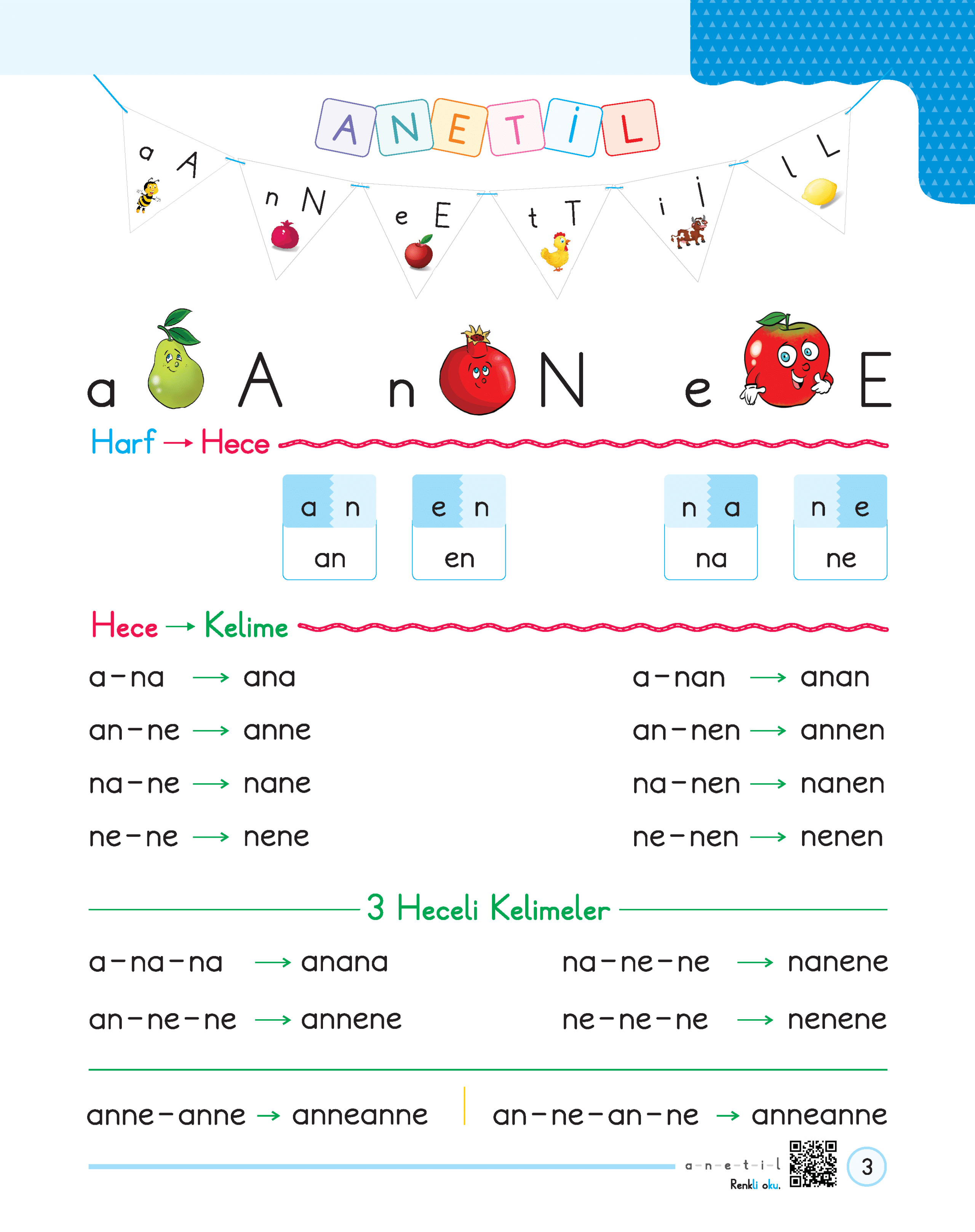1.Sınıf Okuma Yazma Seti – Heceden Metne Anlamlı Okuyorum