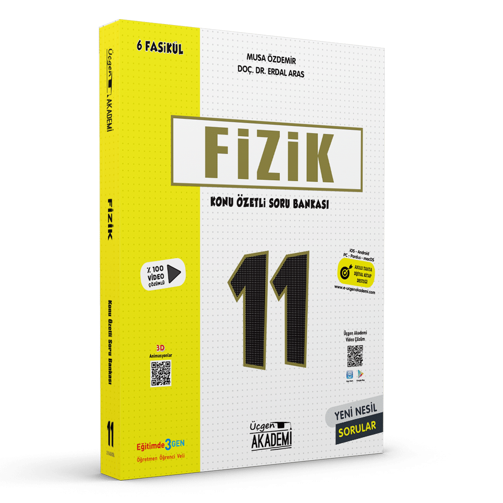 11. SINIF FİZİK – Konu Özetli Soru Bankası – 6 Fasikül