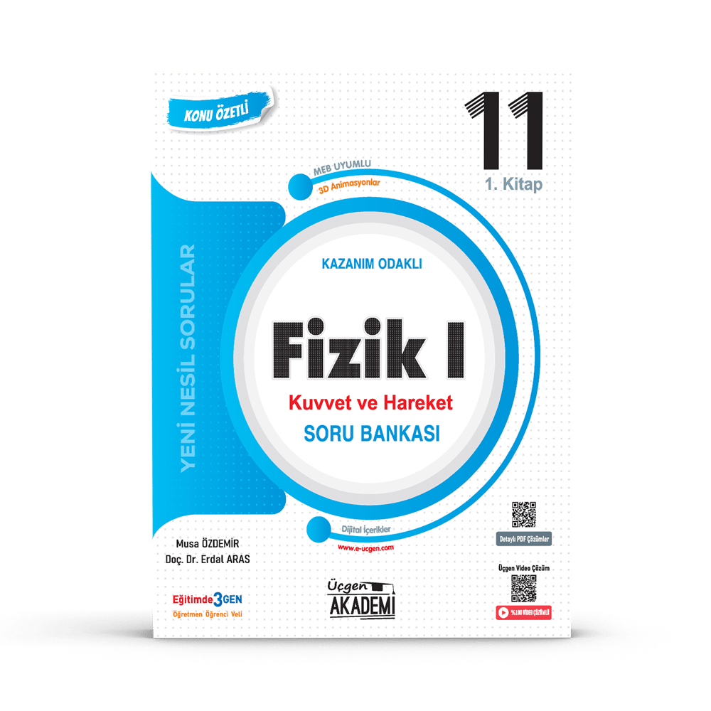11. Sınıf FİZİK I – Kuvvet ve Hareket – Konunun Özü Soru Bankası
