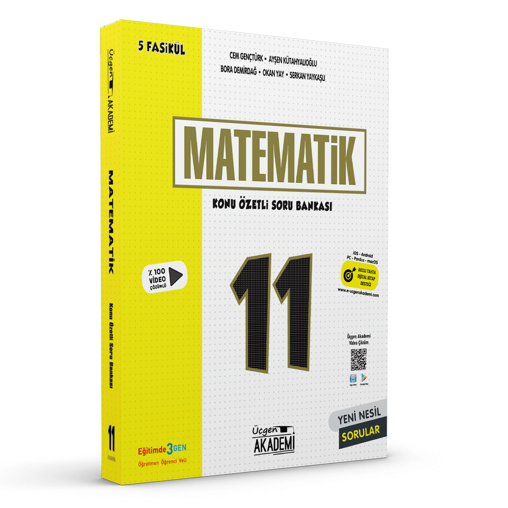 11. SINIF MATEMATİK – Konu Özetli Soru Bankası – 5 Fasikül
