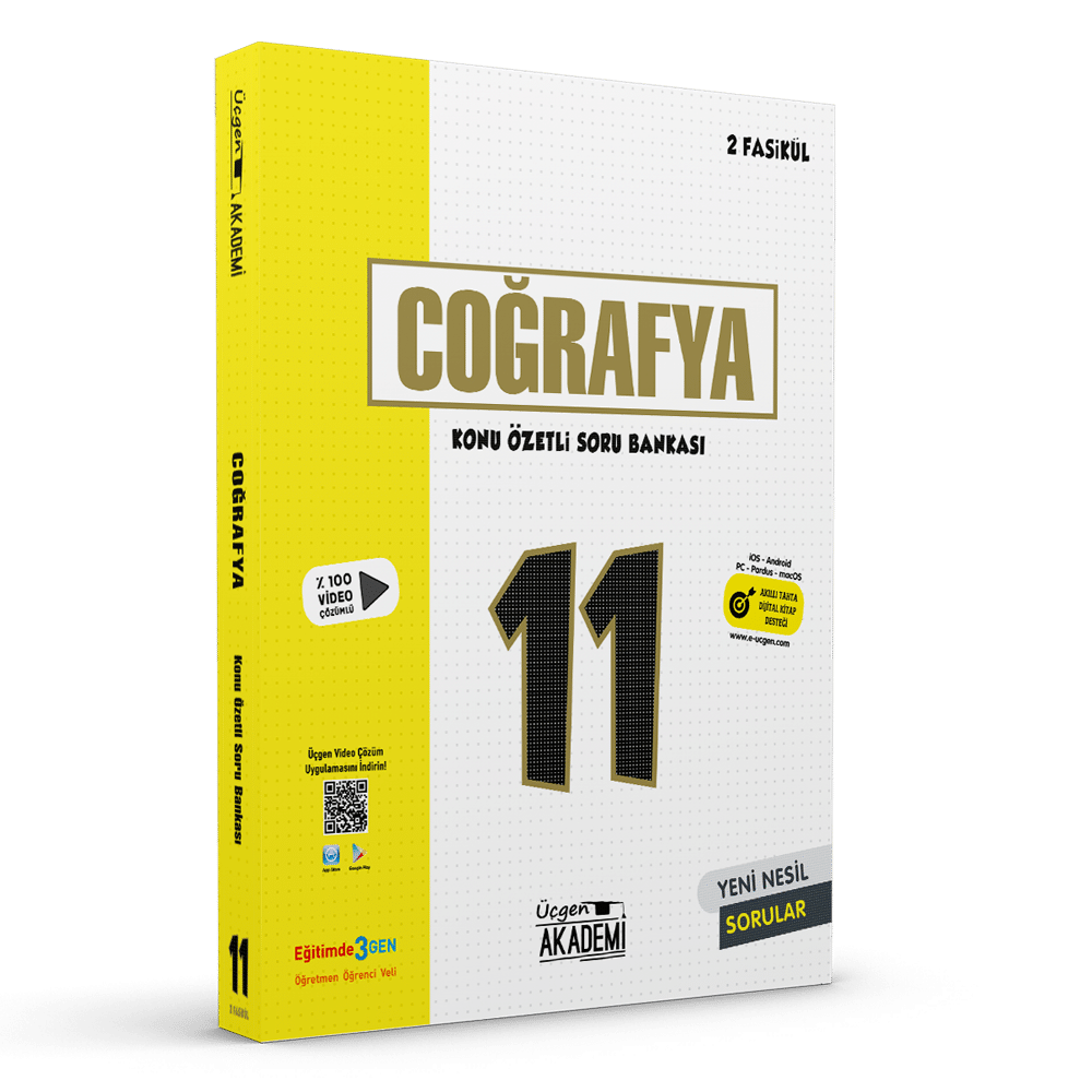11.SINIF COĞRAFYA – Konu Özetli Soru Bankası – 2 Fasikül