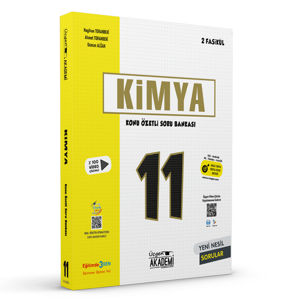 11.SINIF KİMYA – Konu Özetli Soru Bankası – 2 Fasikül