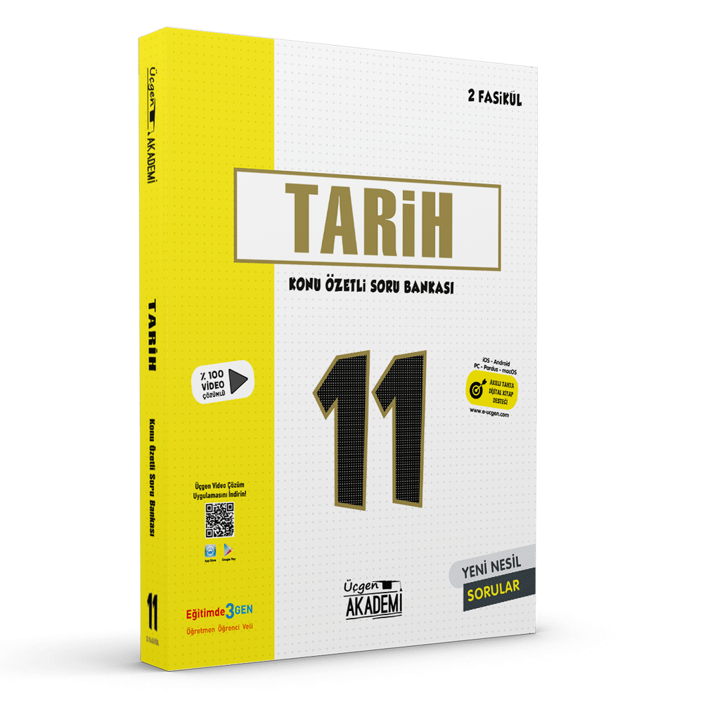 11.SINIF TARİH – Konu Özetli Soru Bankası – 2 Fasikül