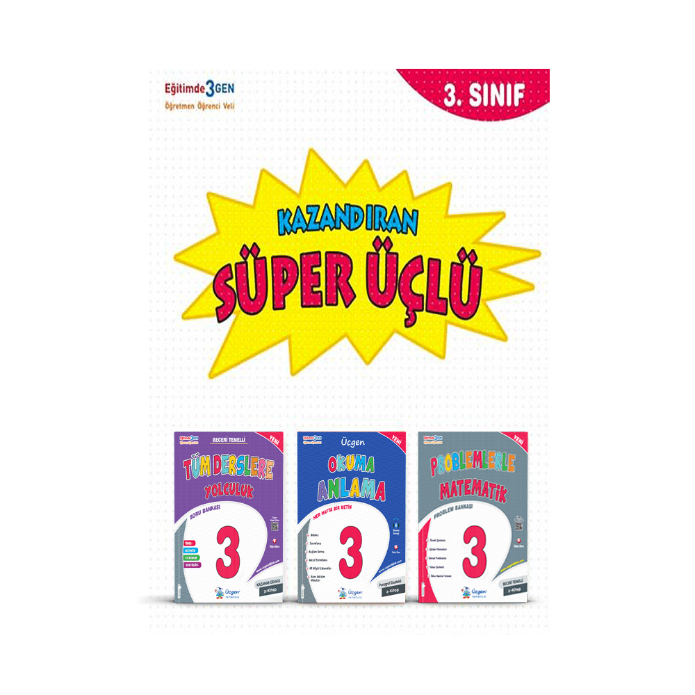 3. SINIF – SÜPER ÜÇLÜ – Kazandıran Kitaplar