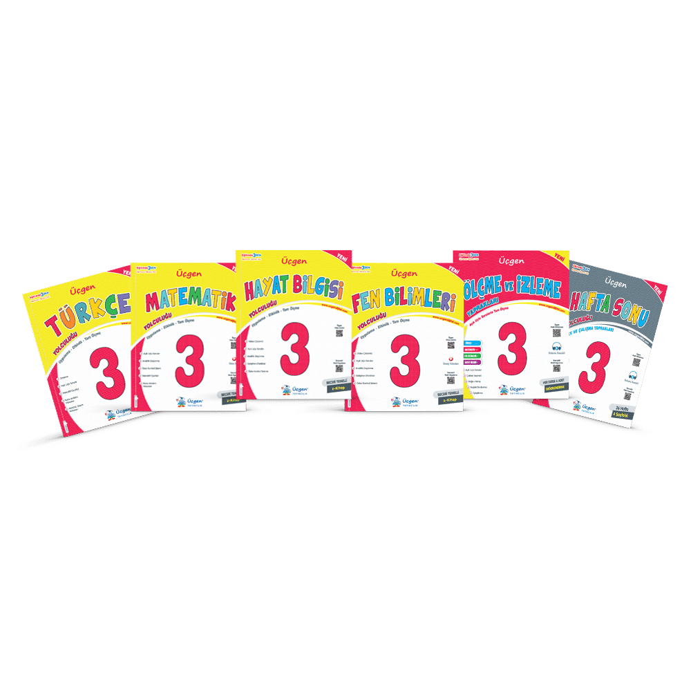 3.SINIF – BECERİ TEMELLİ İLKOKUL SETİ (Türkçe – Matematik – Fen – Hayat – Ölçme ve İzleme – Hafta Sonu)