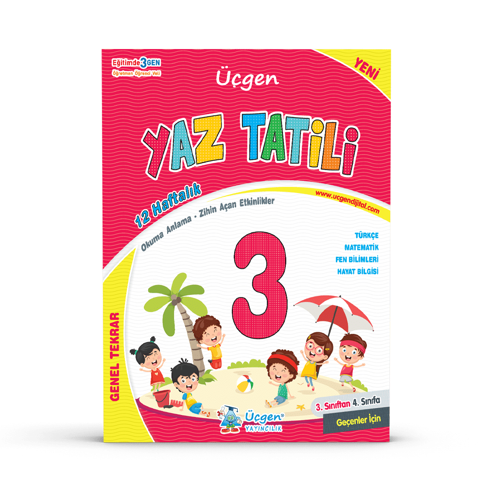 3.SINIF – YAZ TATİLİ – 12 Haftalık Tekrar