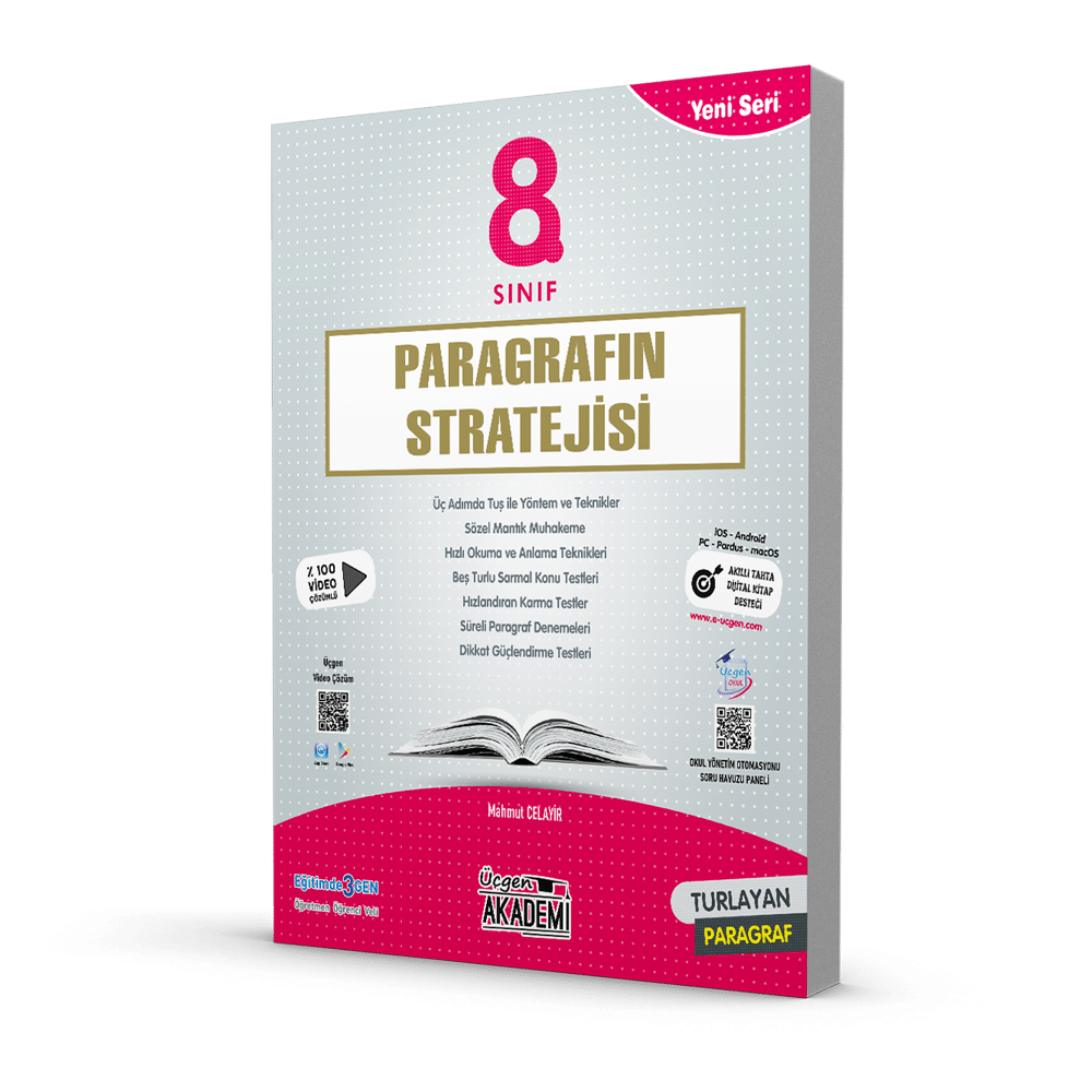 8.SINIF – PARAGRAFIN STRATEJİSİ – Soru Bankası + 4 Deneme Sınavı İlaveli