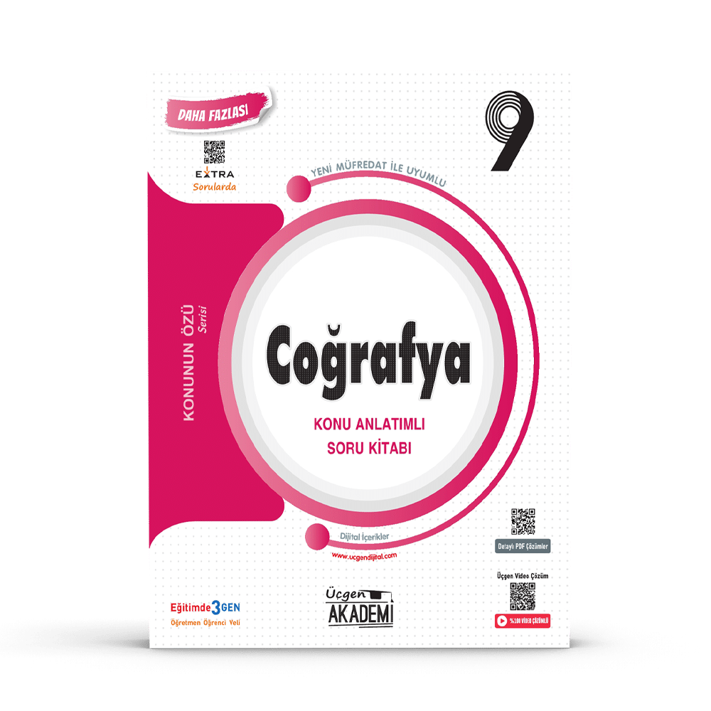 9. Sınıf COĞRAFYA – Konunun Özü Soru Bankası