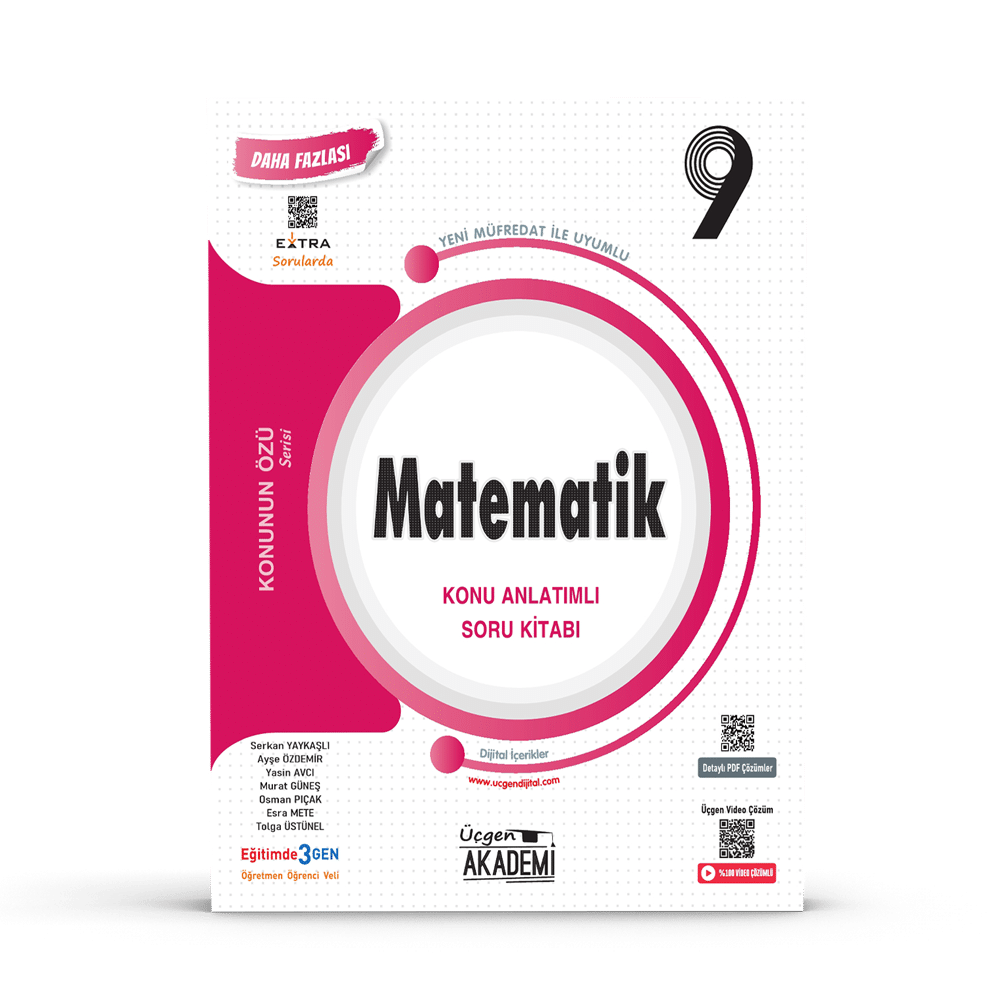 9. Sınıf MATEMATİK – Konunun Özü Soru Bankası