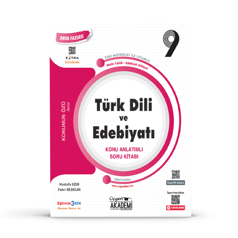 9. Sınıf TÜRK DİLİ VE EDEBİYATI – Konunun Özü Soru Bankası