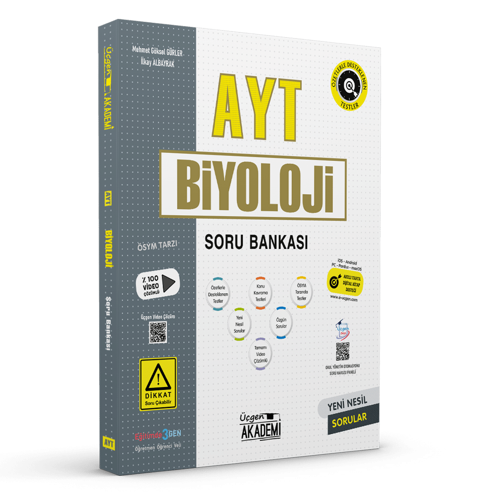 AYT – BİYOLOJİ – Soru Bankası