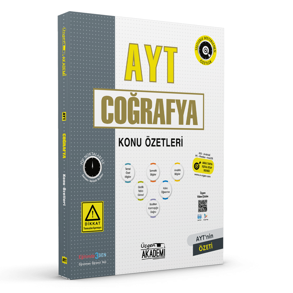 AYT – COĞRAFYA – Konu Özeti