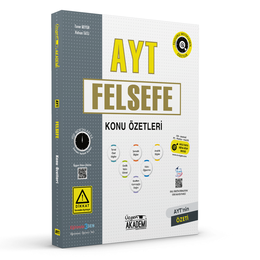 AYT – FELSEFE – Konu Özeti
