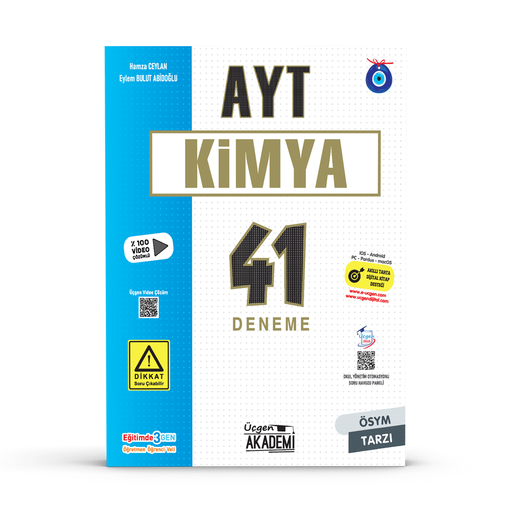 AYT – KİMYA – 41 Deneme – 2024