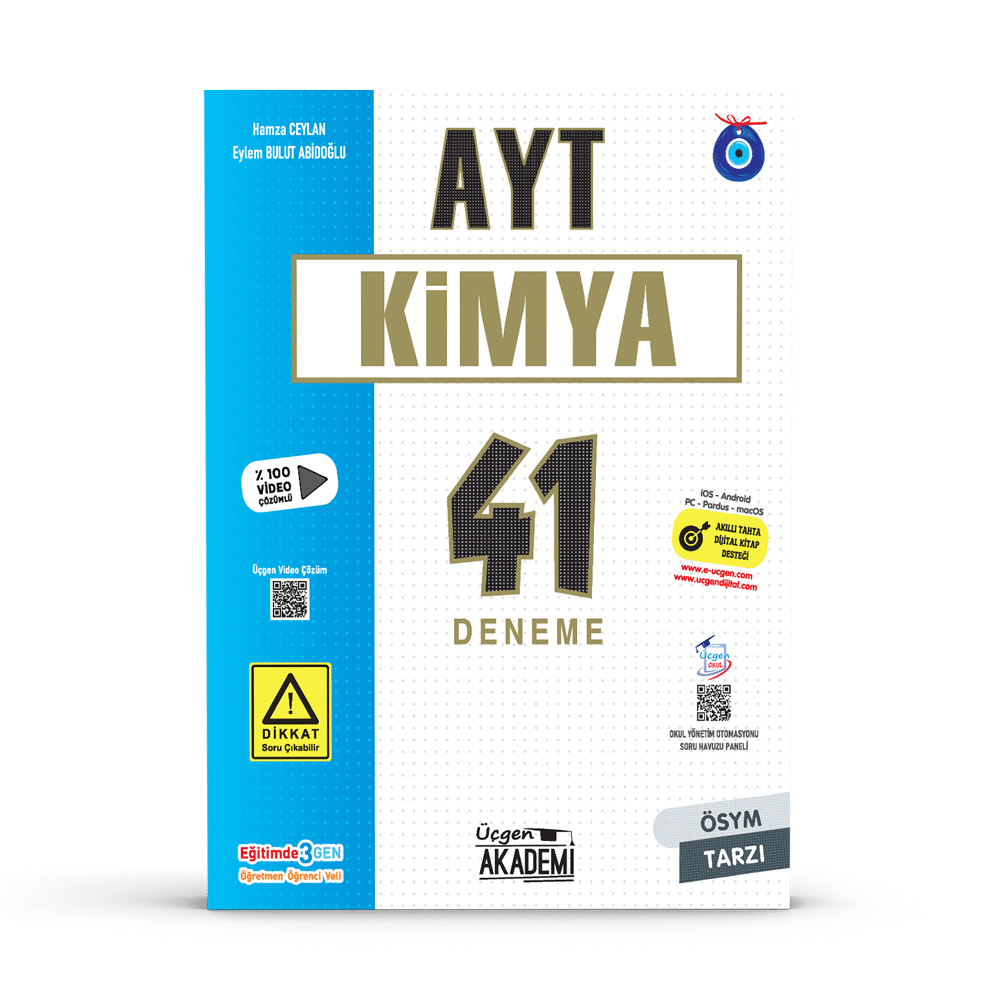 AYT – KİMYA – 41 Deneme – 2024