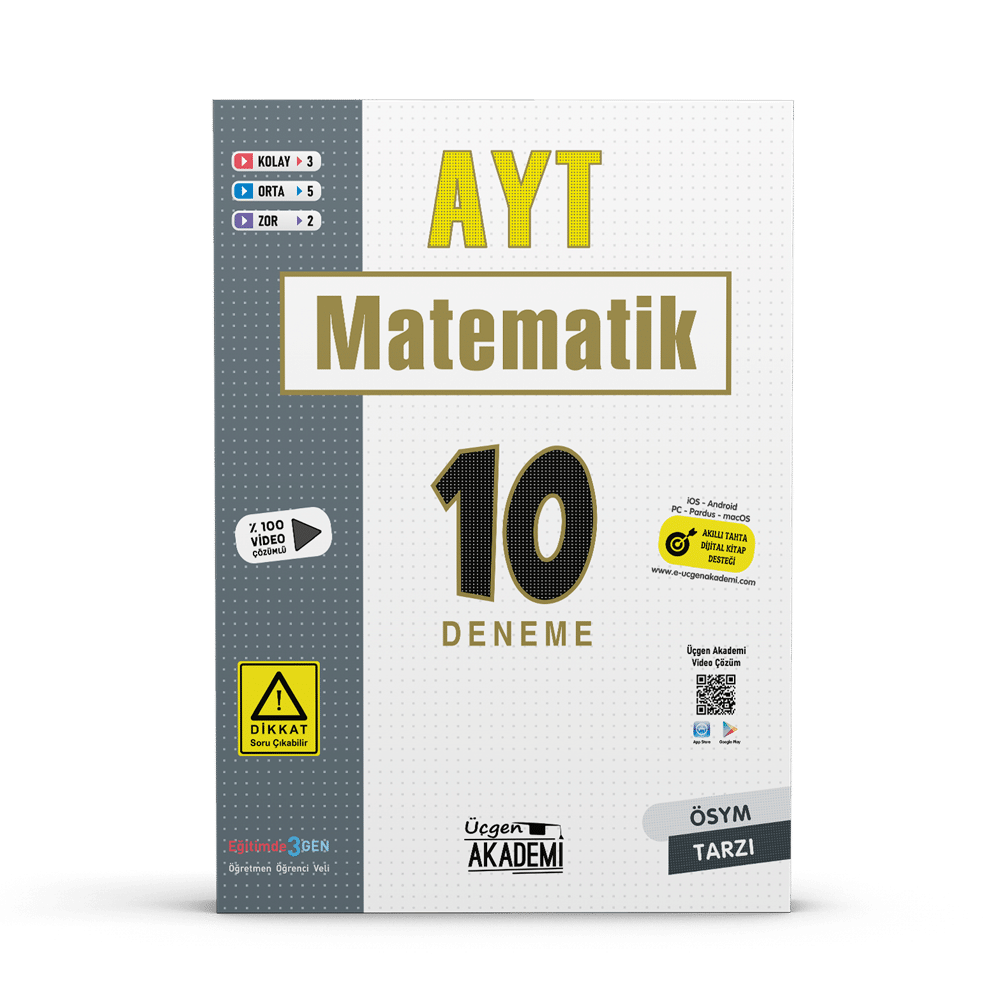 AYT – MATEMATİK – 10’lu Deneme Sınavı