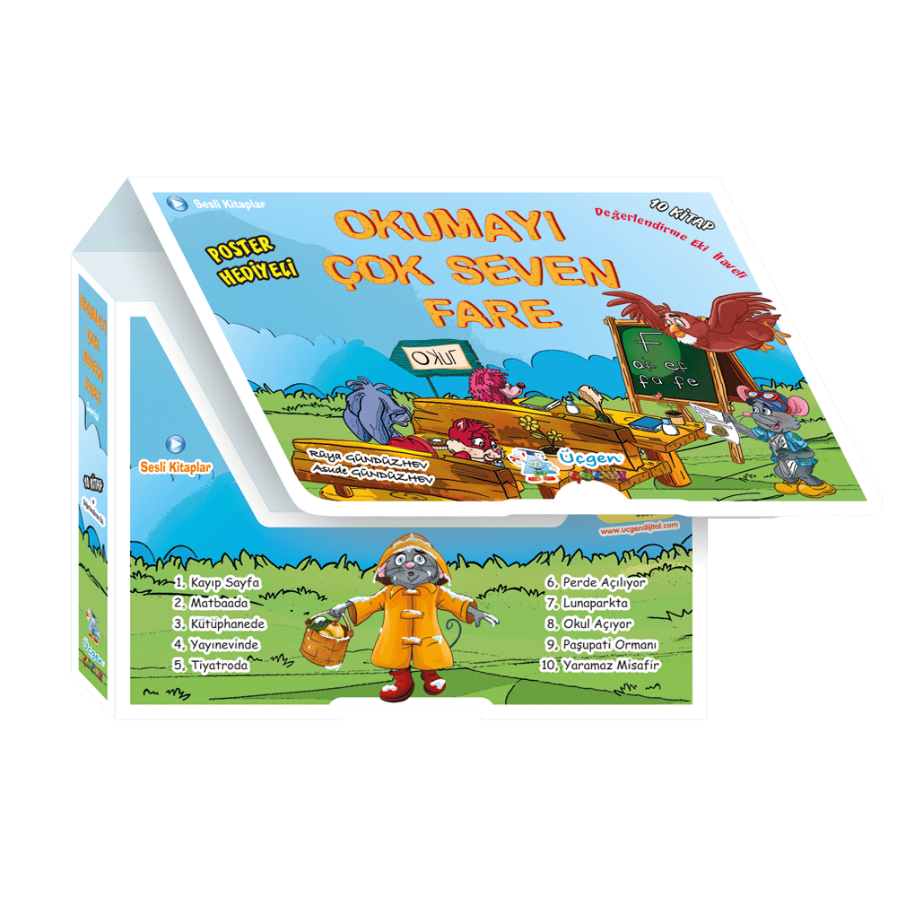 Okumayı Çok Seven Fare – Kutulu 10 Kitap