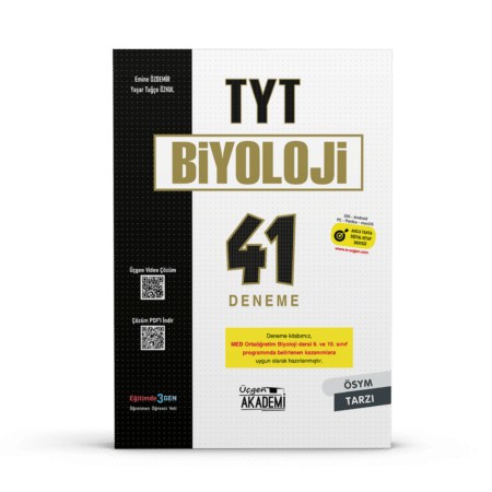 TYT – BİYOLOJİ – 41’li Deneme Sınavı