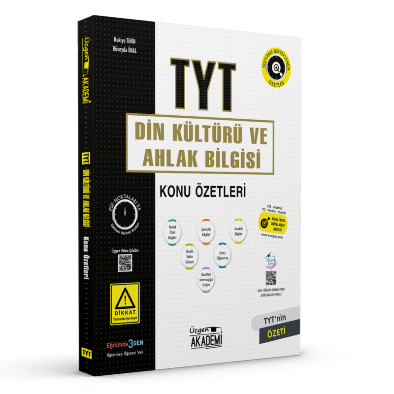 TYT – DİN KÜLTÜRÜ ve AHLAK BİLGİSİ – Konu Özeti