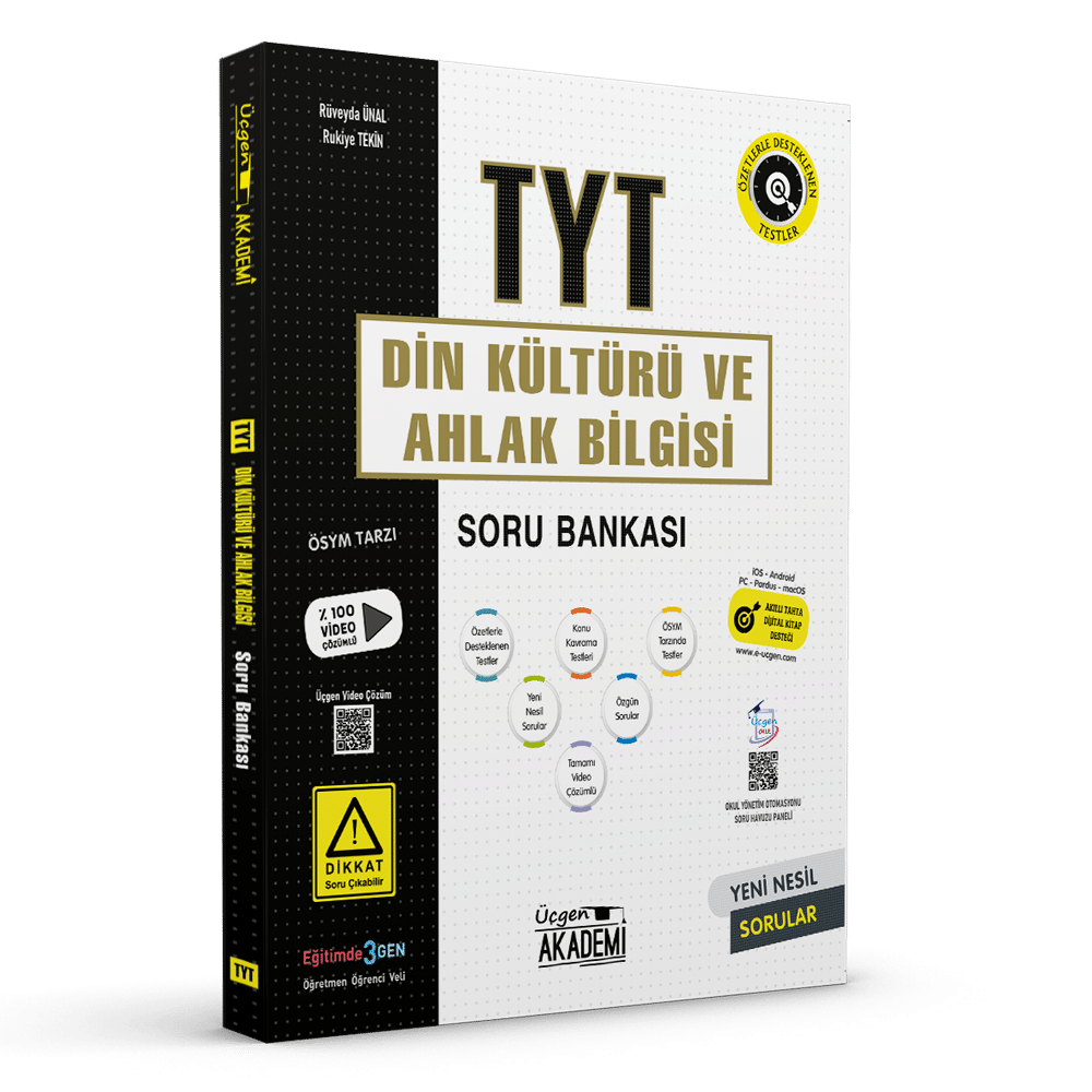TYT – DİN KÜLTÜRÜ ve AHLAK BİLGİSİ – Soru Bankası