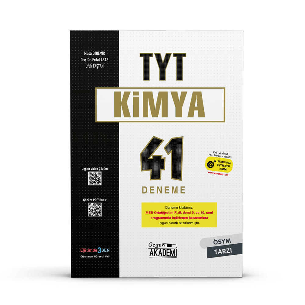 TYT – KİMYA – 41’li Deneme Sınavı