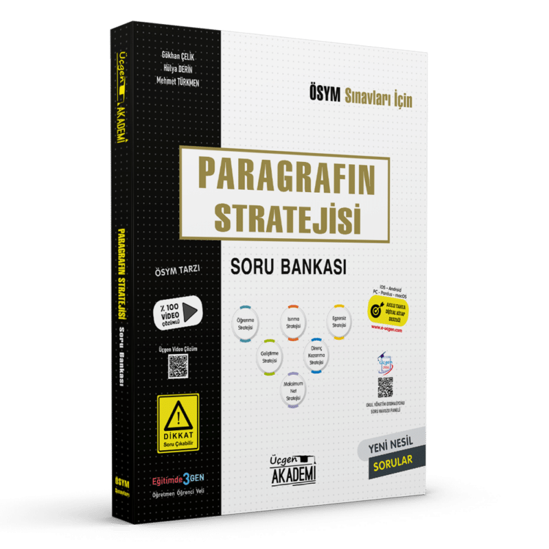 TYT – PARAGRAFIN STRATEJİSİ (9-10-11 Ortak Kitap)